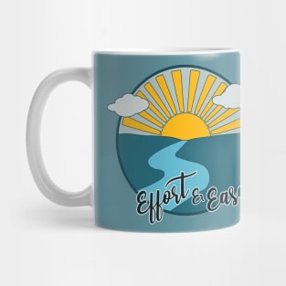 Effort and Ease Yoga Saying Mug